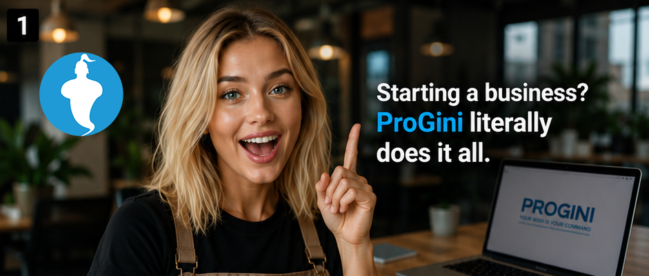 Starting a business? ProGini does it all
